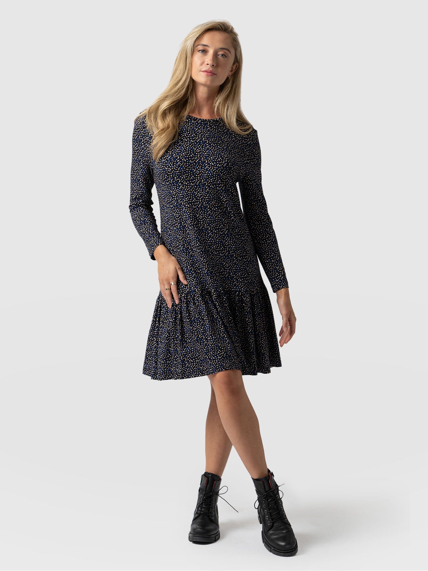 Ottilie Ruffle Dress Hearts - Women's Dresses | Saint + Sofia® EU